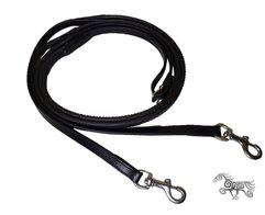 Teugel Rubber Bio Grip extra musketon sluiting