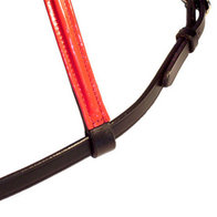 HILBAR Kopstuk met rood lakleder