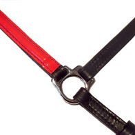 HILBAR neusriem rood lakleer
