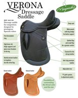 Dressuur zadel Verona Marjoman