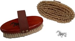 Natuurborstel geitenhaar. glansborstel.