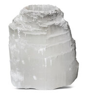 IJslichtje seleniet waxinelichthouder