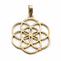 Seed of life 30mm koper