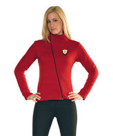 Dames fleecevest met logo