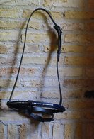 "Shiny" Silver gecombineerde neusriem Westeind