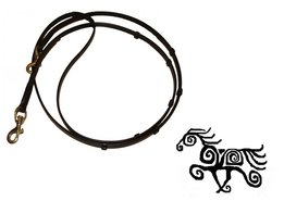 Westeind leren teugel met stops