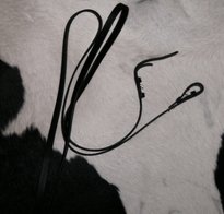 Leren teugel met blindesluiting Hubertus