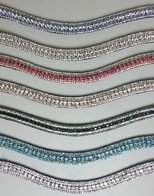 Frontriem wave met veel kristallen