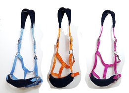 Nylon halster met fleece