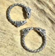 Viking ring Dreki,  zilver