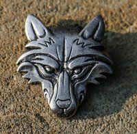 VIKING Wolf hoofd, hanger
