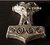 Thor's Hamer Mjolnir Raven head, uit Kabara