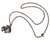 Twee paardenhoofden hanger met ketting