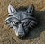 VIKING Wolf hoofd, hanger 