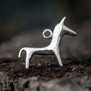 Keltisch paard, hanger zilver 925 replica